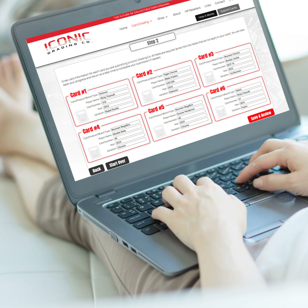 Build Your Iconic Grading Co. Card Submission Order